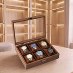 Boîte à Montres en Bois 6 Emplacements